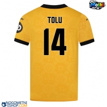 Moški Nogometni dresi Wolves Tolu Arokodare #14 Domači 2025-26 Kratek Rokav